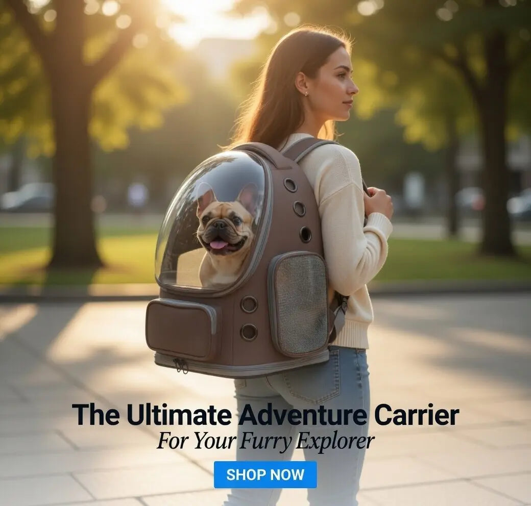 Expandable Pet Carrier Backpack for Dogs and Cats - Foldable Travel Solution for Hiking