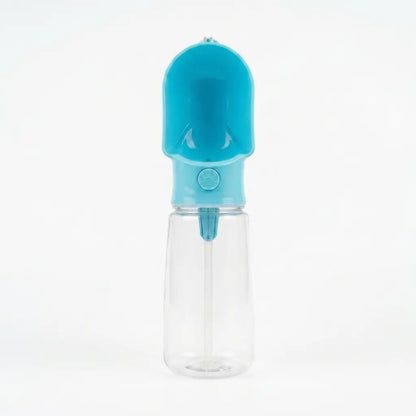 3-in-1 Portable Pet Water Bottle - 20oz Leak-Proof Container with Integrated Poop Bag Dispenser for Travel, Hiking, and Outdoor Activities