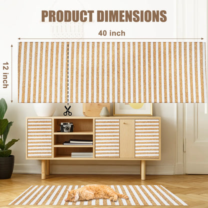 Enhanced Natural Cork and Felt Cat Scratching Mat, Durable Furniture Protector with 3M Adhesive, Customizable Fit for Sofa, Floor, and Wall, Eco-Friendly Cat Toy by Mocherpion