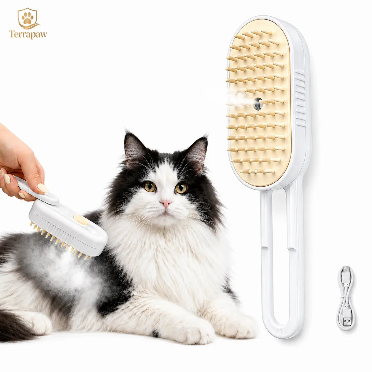 Professional Pet Grooming Brush for Shedding and Deshedding, Suitable for Short and Long Haired Dogs, Cats, and Small Animals, 7.8 Inches Long, 155g Weight