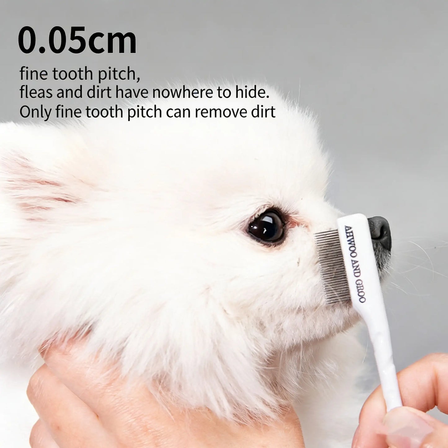 Professional Pet Grooming Kit - 4-Piece Set with Self-Cleaning Slicker Brush, Dual-Sided Stainless Steel Dematting Comb, Tear Stain Comb, and Fur Removal Tool for Dogs and Cats of All Hair Types
