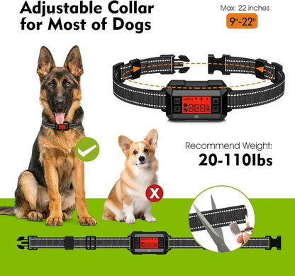 Electric Dog Fence System with GPS, Waterproof Wireless Training Collar, Adjustable Warning Strength, Rechargeable Smart Pet Containment for Dogs, Range 33-999 Yards
