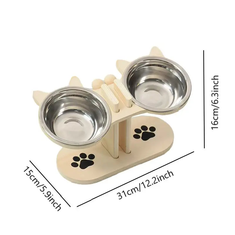 Elevated Multi-Layer Cat Feeder with Food and Water Bowls, Featuring 3 Stands, Easy Assembly, and Portable Design, Perfect for Multi-Cat Households