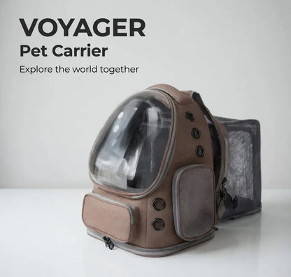Expandable Pet Carrier Backpack for Dogs and Cats - Foldable Travel Solution for Hiking